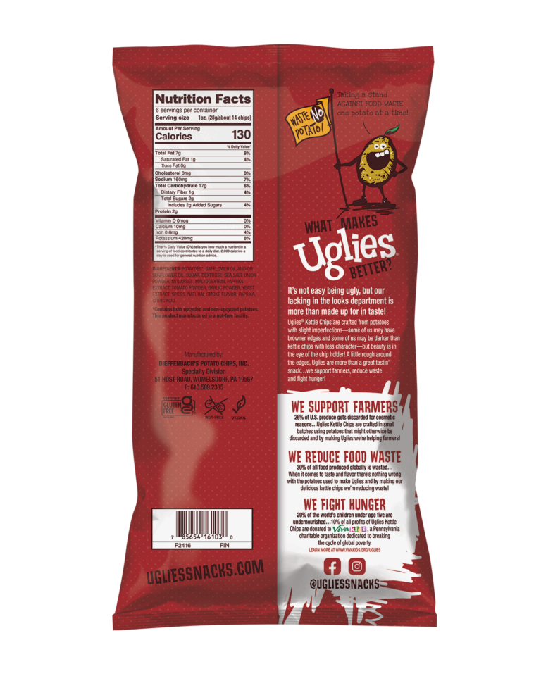 Uglies® Sea Salt Kettle Chips Uglies Snacks
