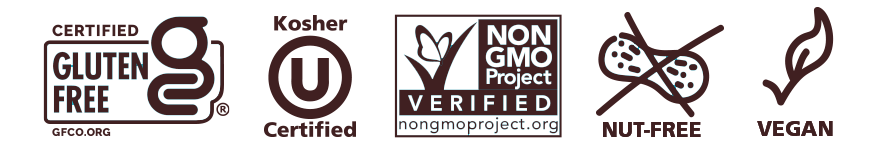 Kosher Gluten-Free NON-GMO Nut-Free Vegan