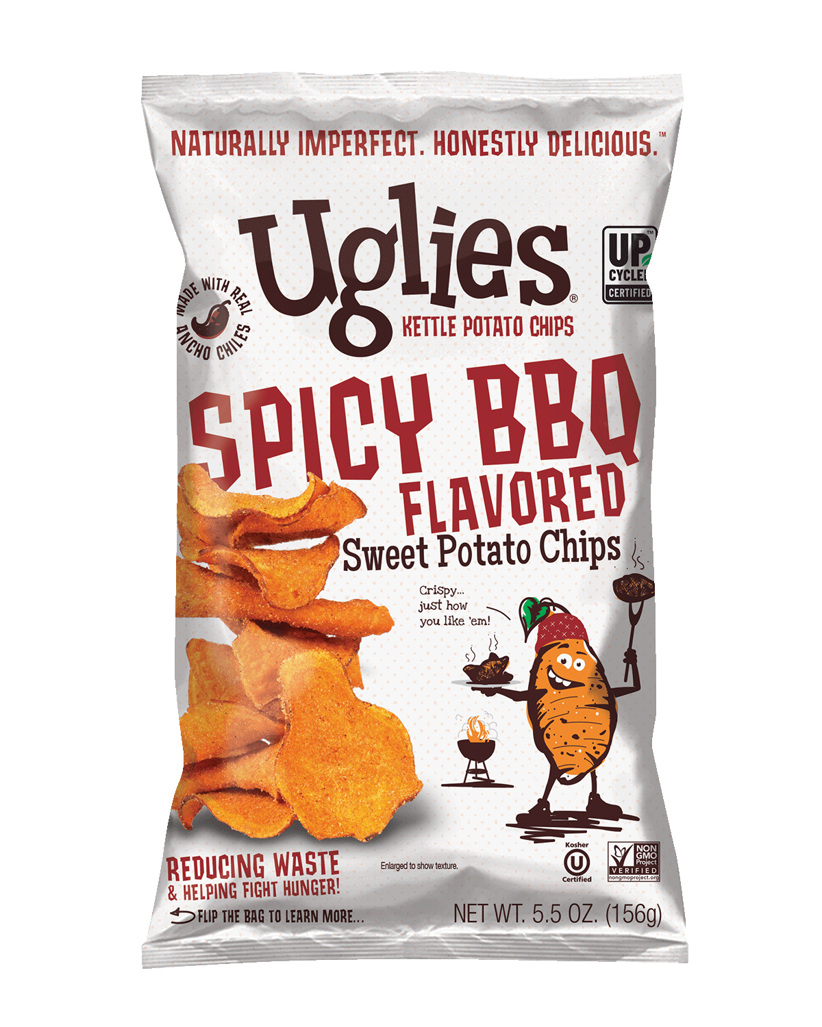Uglies Spicy BBQ Sweet Potato Chips